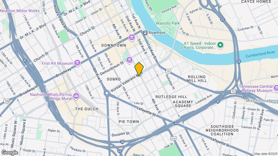 401 Korean Veterans Blvd Map and Location Details