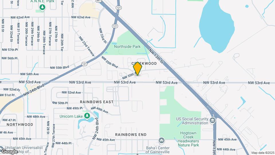 5315 NW 20th Way Map and Location Details