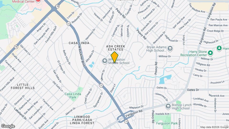 1747 Mariposa Dr Map and Location Details