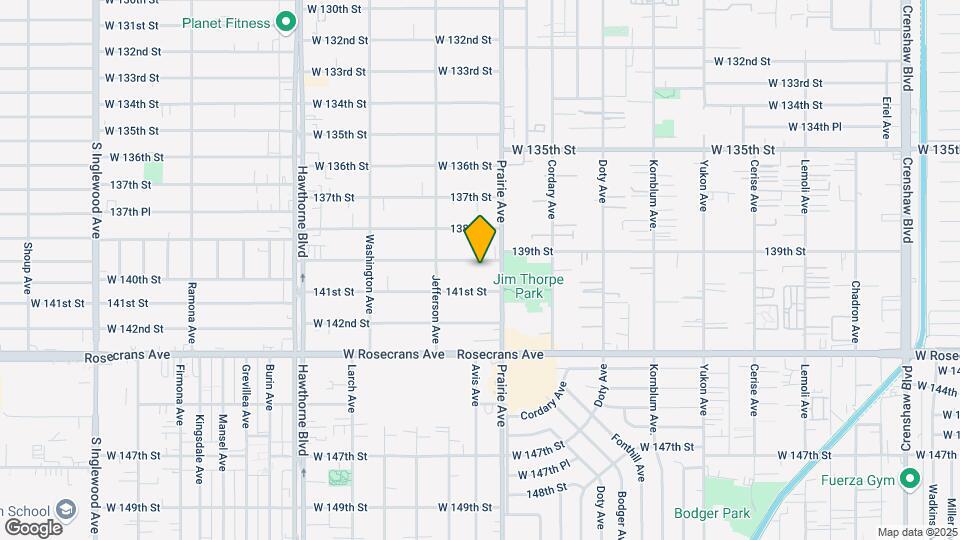 4042 W 139th Map and Location Details