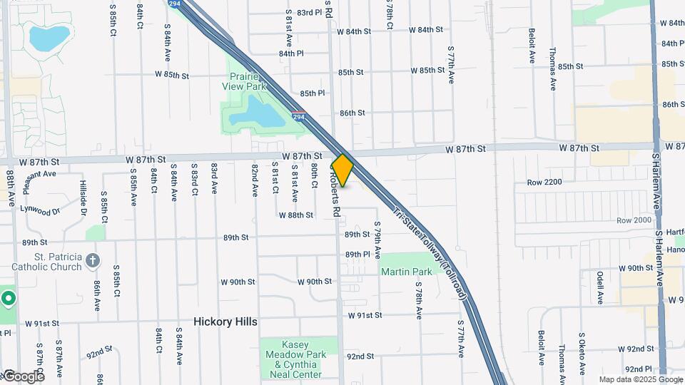 8743-8745 S Roberts Rd Map and Location Details