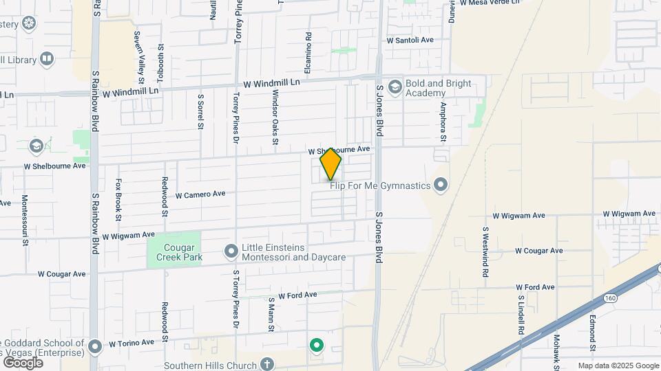 6239 Carson Hills Ave Map and Location Details