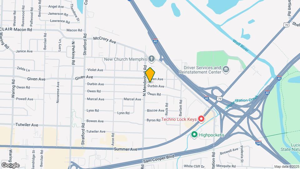 4914 Durbin Ave Map and Location Details