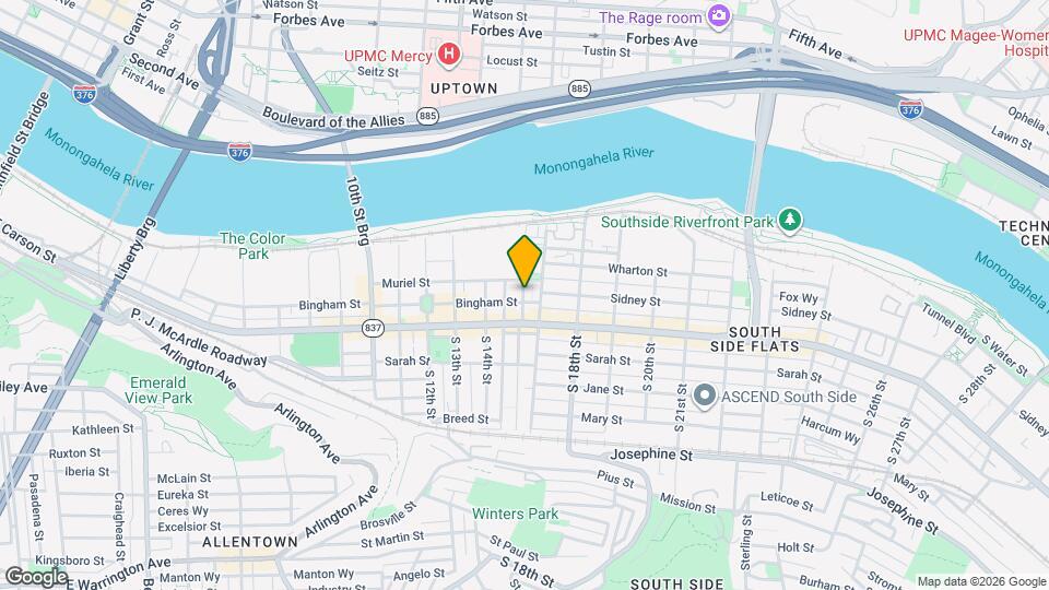 79 S 16th St Map and Location Details