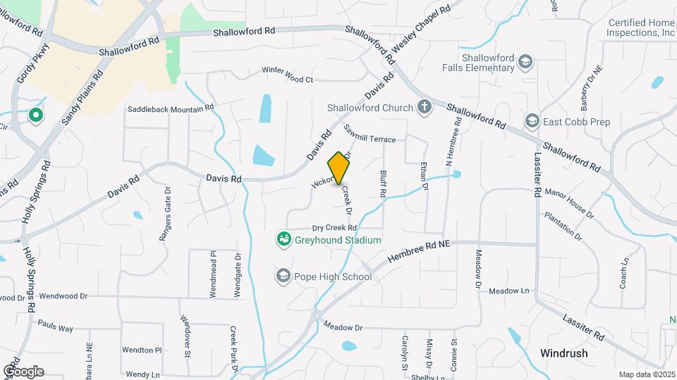 3245 Creek Dr Map and Location Details