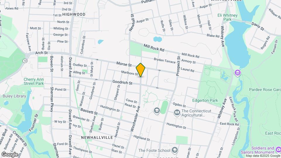 959 Winchester Ave Map and Location Details