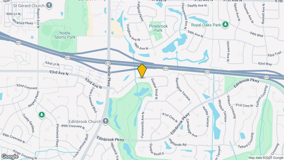 3909 93rd Ave N Map and Location Details