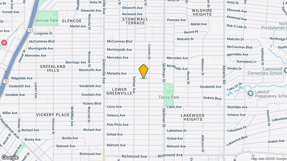 5931 Vanderbilt Ave Map and Location Details
