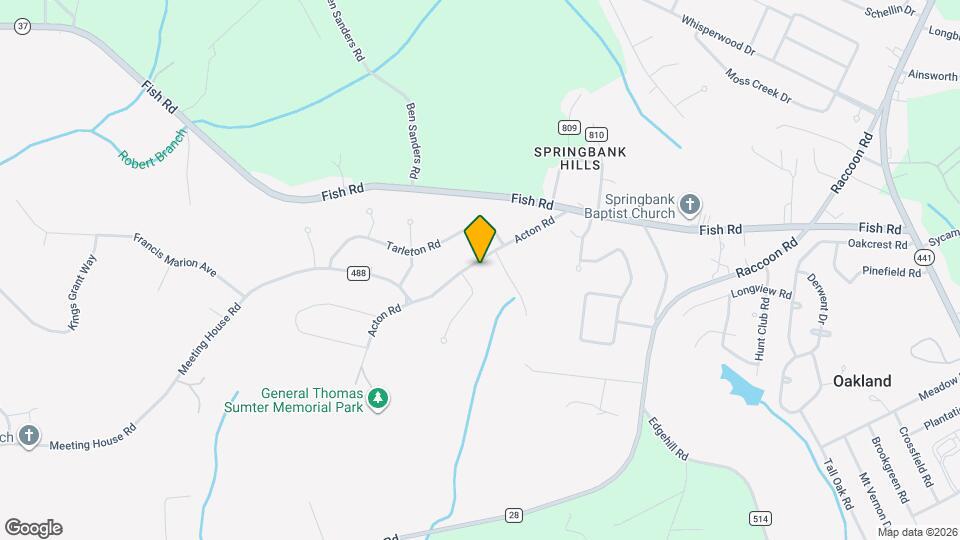 6040 Acton Rd Map and Location Details