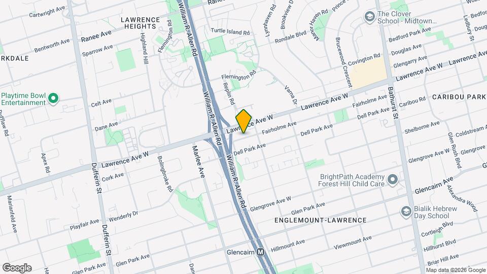 146 Fairholme Ave Map and Location Details