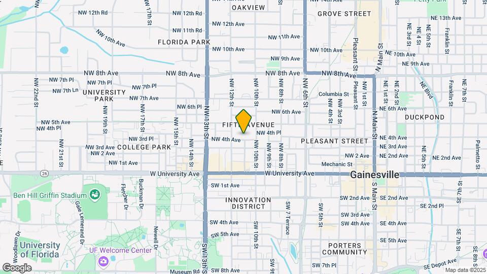 1102 NW 4th Ave Map and Location Details