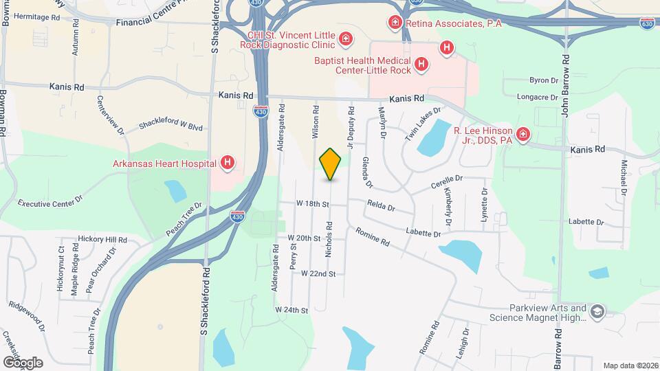 1611 Nichols Rd Map and Location Details