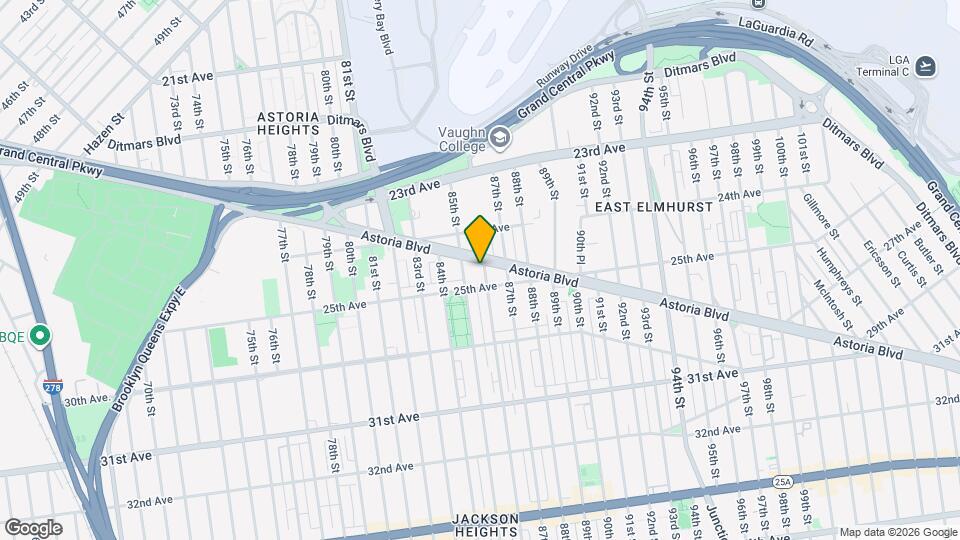 24-40-40 86th St, Unit 2F Map and Location Details