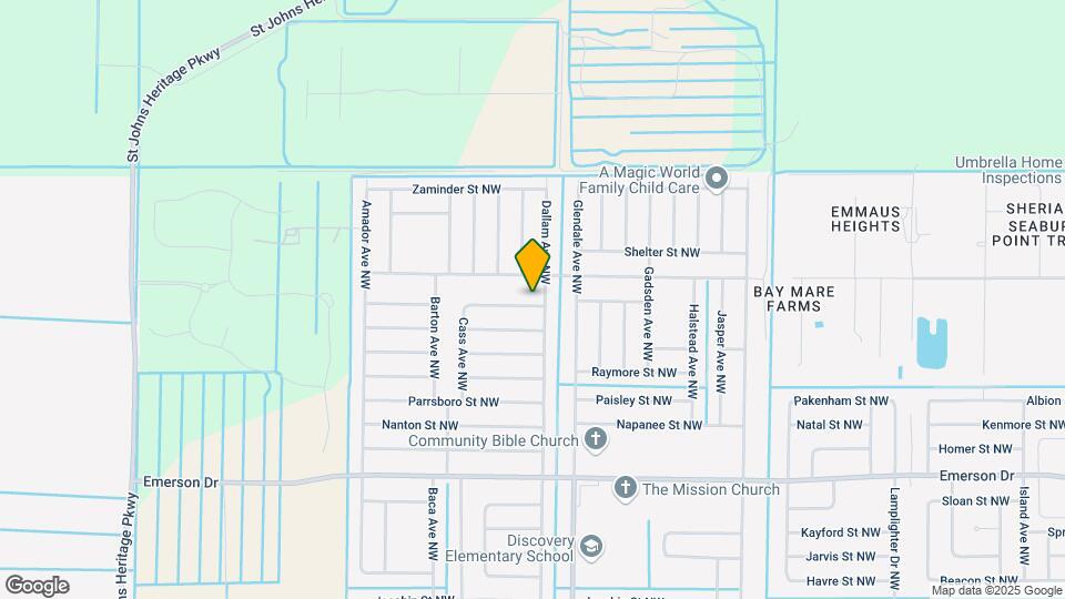 1711 Valcourt St NW Map and Location Details