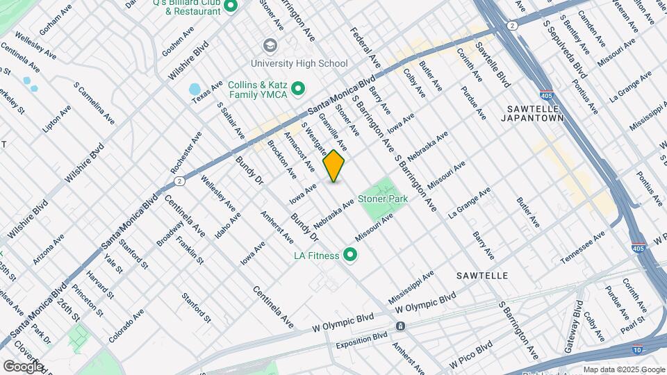 1722 Armacost Ave Map and Location Details