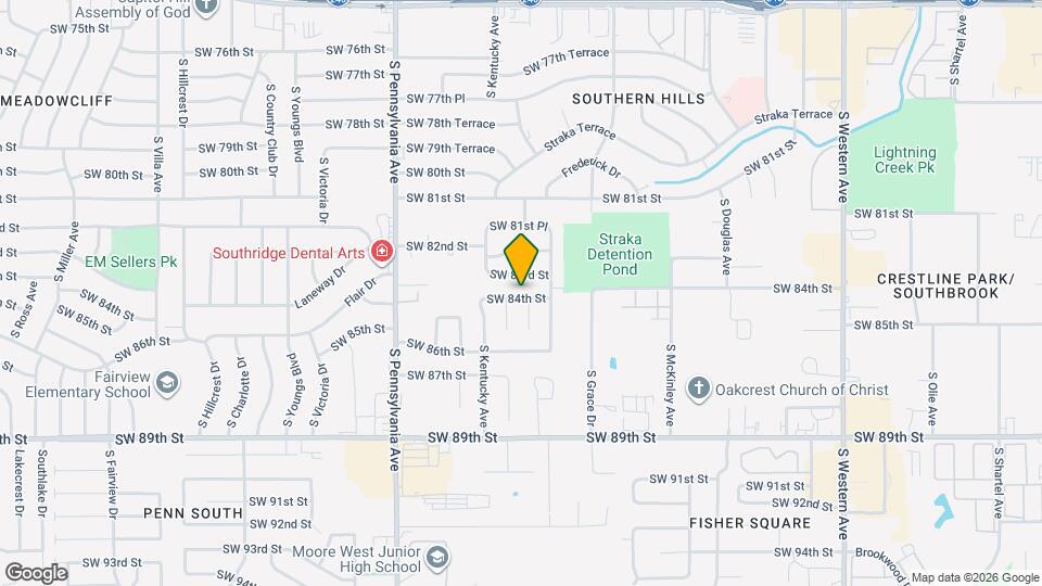 1421 SW 84th St Map and Location Details