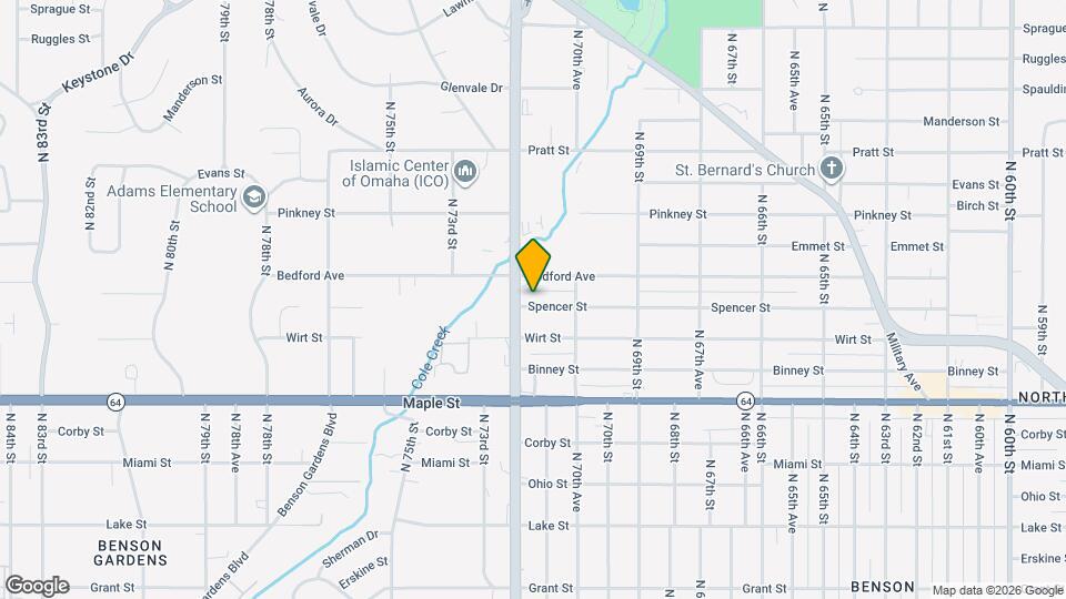 7086 Spencer St Map and Location Details