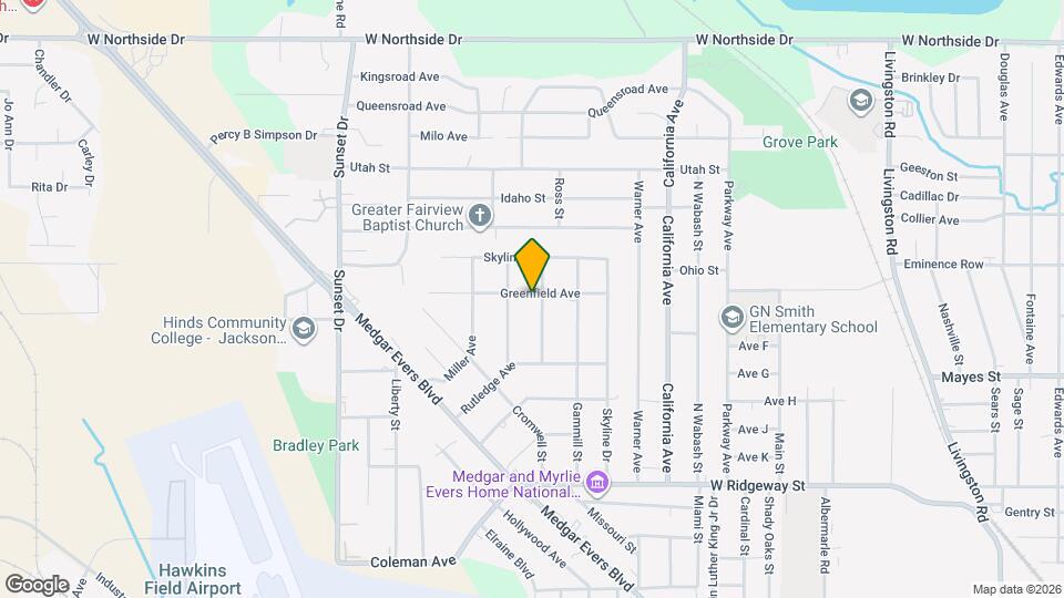 3875 Slayton Ave Map and Location Details