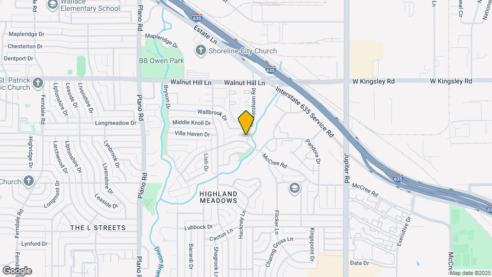 11045 McCree Rd Map and Location Details