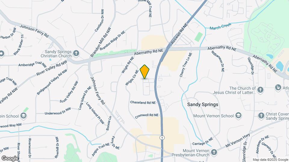 Townhomes Of Sandy Springs Map and Location Details