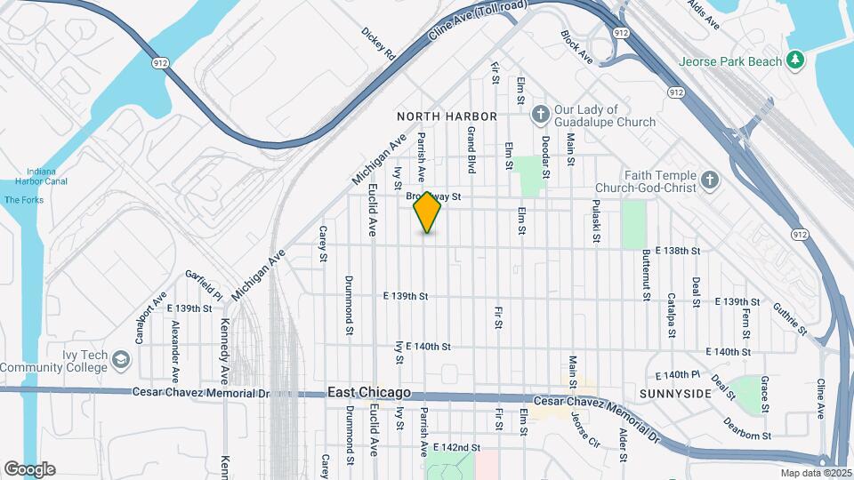 3741 Parrish Ave Map and Location Details