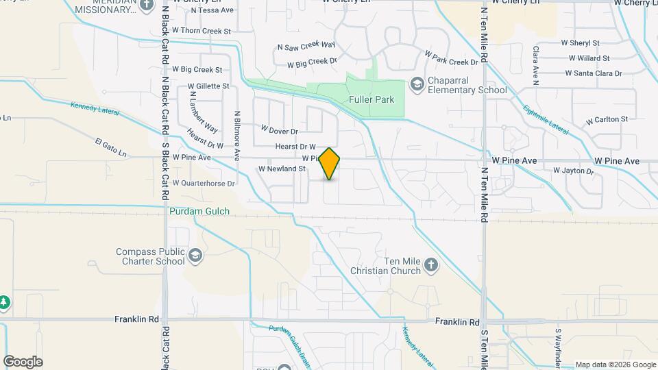 698 N Scotney Ave Map and Location Details