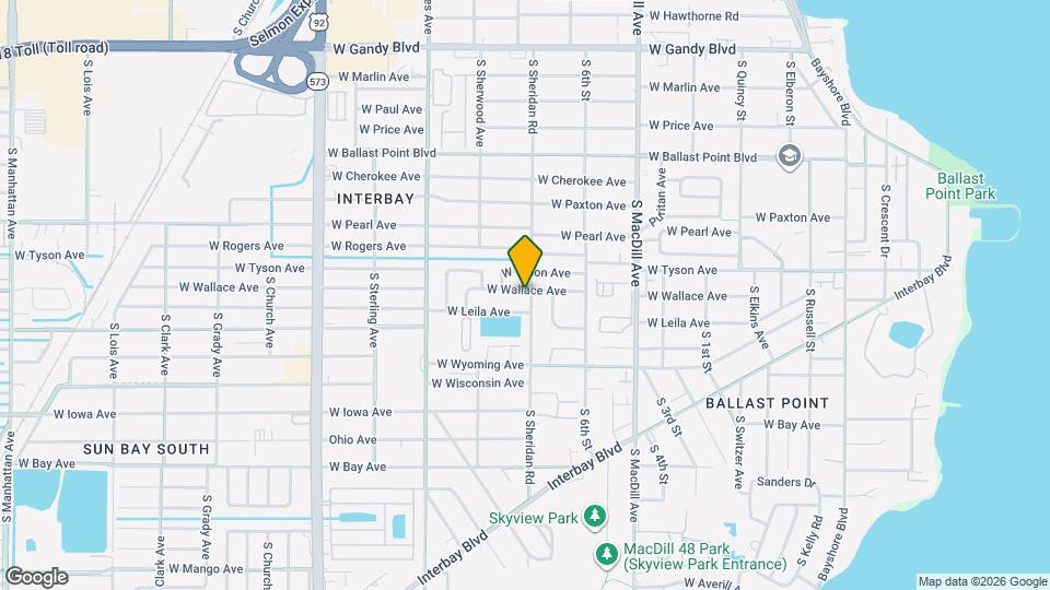3302 W Wallace Ave Map and Location Details