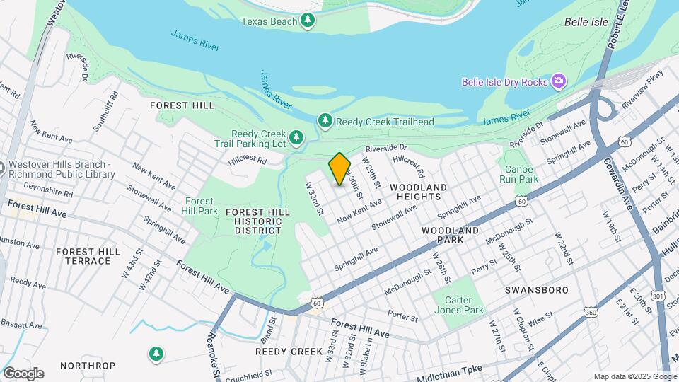 903 W 31st St Map and Location Details