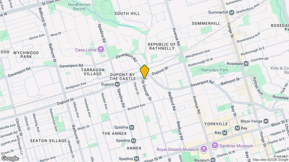 The Saint George Map and Location Details