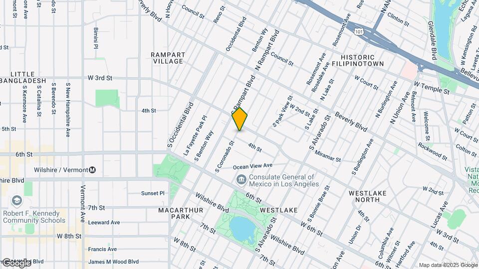 318 S Coronado St Map and Location Details