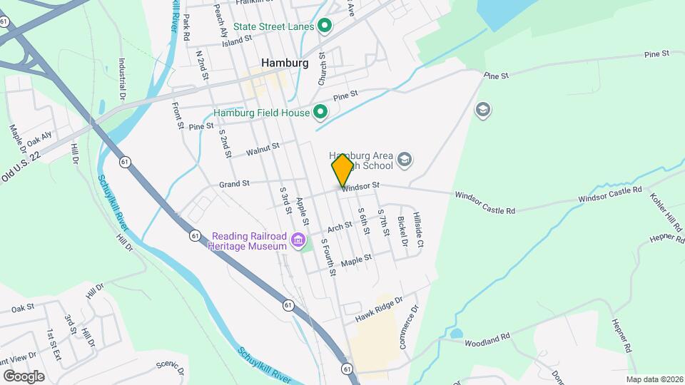 500 Windsor St Map and Location Details