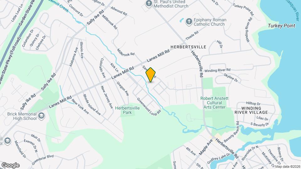 1128 Sawmill Rd Map and Location Details