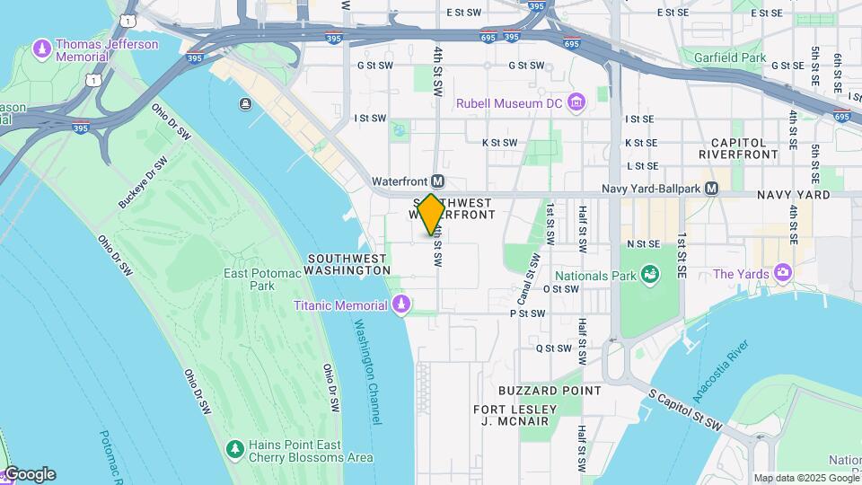 429 N St SW Map and Location Details