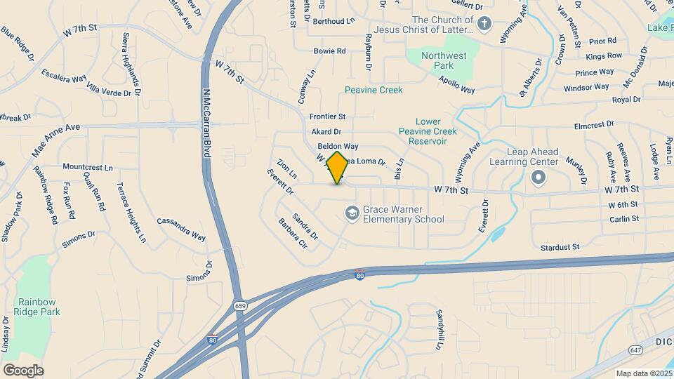 3420 Downey Ave Map and Location Details