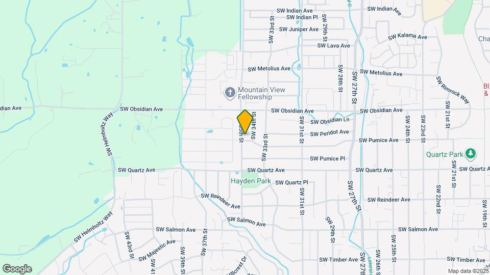 3435 SW Pumice Ave Map and Location Details