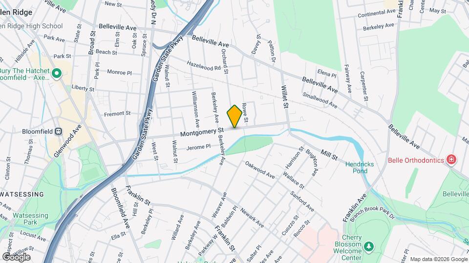 102 Montgomery St Map and Location Details