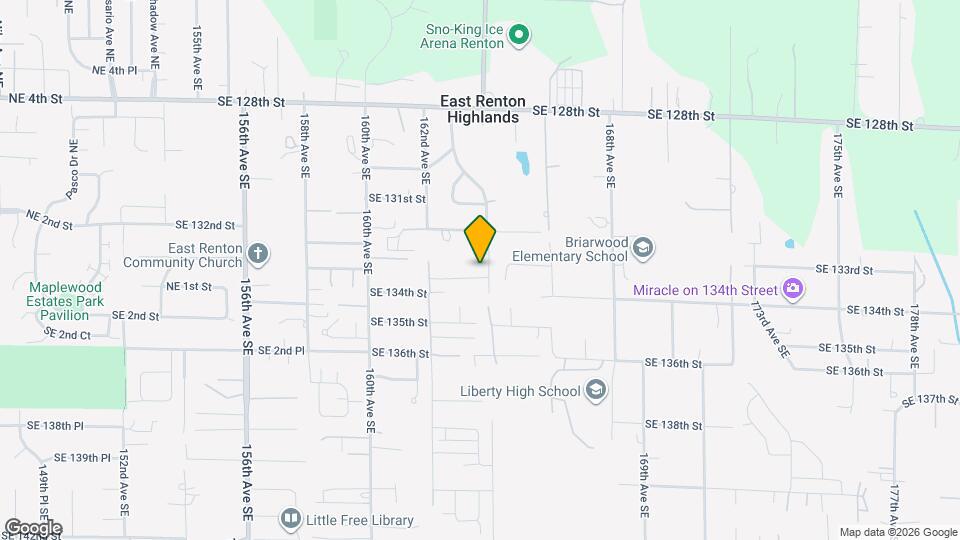 16324 SE 133rd Pl Map and Location Details