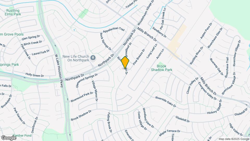 4111 Rock Springs Dr Map and Location Details