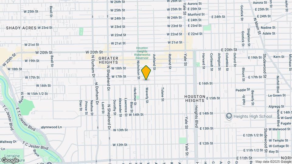 427 W 16th St Map and Location Details