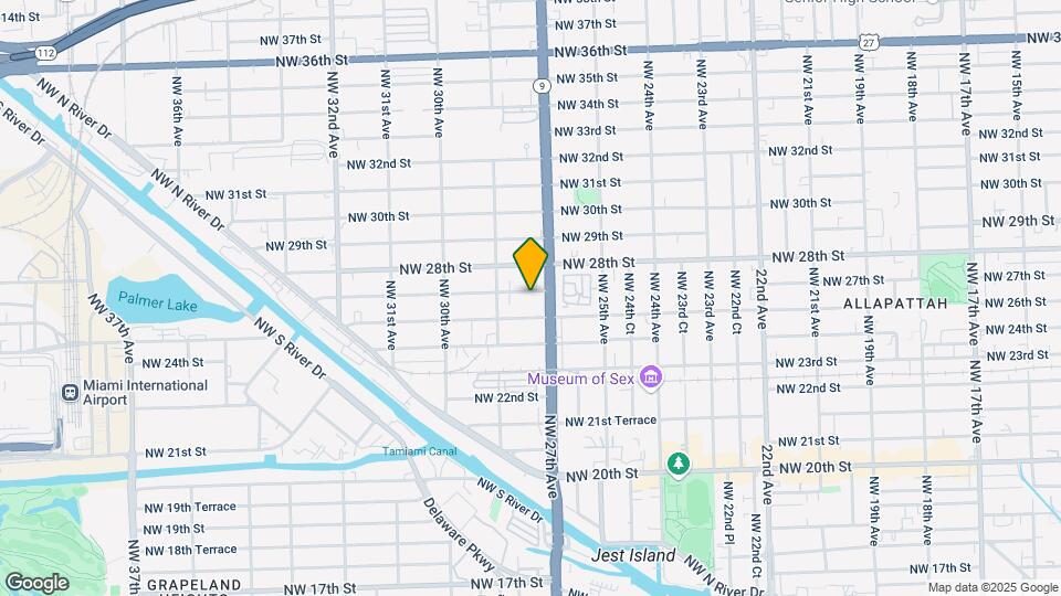 2734 NW 27th St Map and Location Details