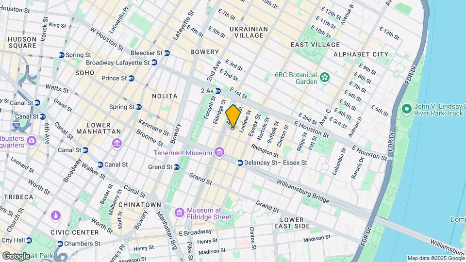 150 Orchard St Mapa y Detalles de la Ubicación