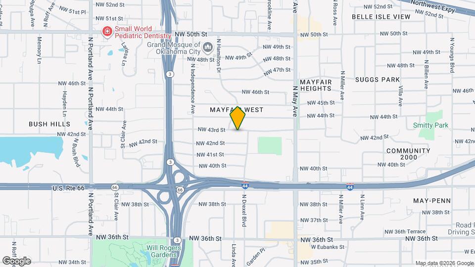 3108 NW 43rd St Map and Location Details