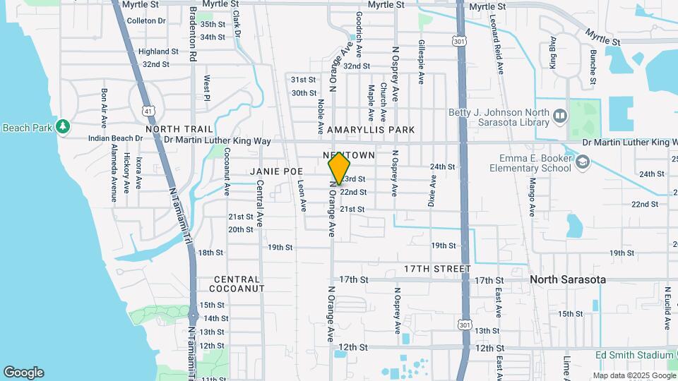1612 22nd St Map and Location Details