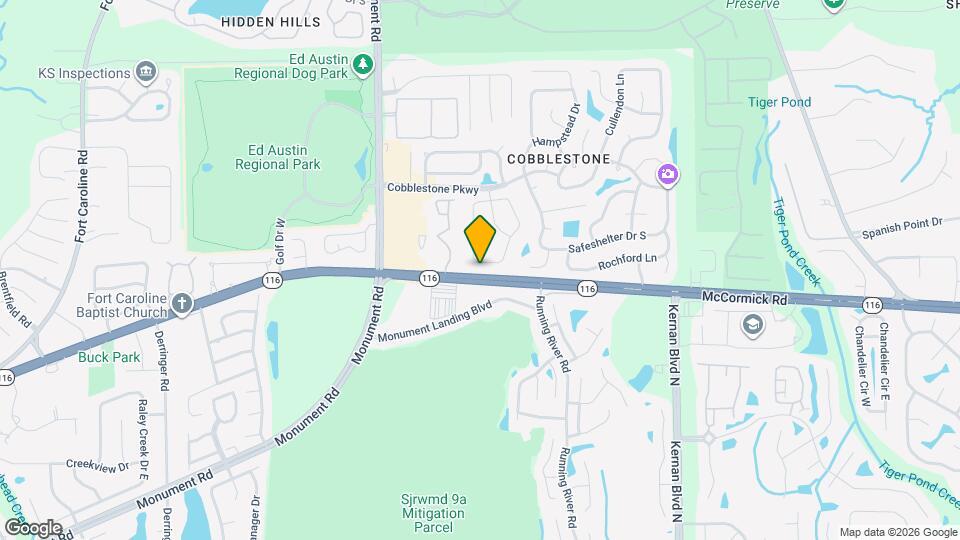 12012 Cobblestone Forest Cir S Mapa y Detalles de la Ubicación