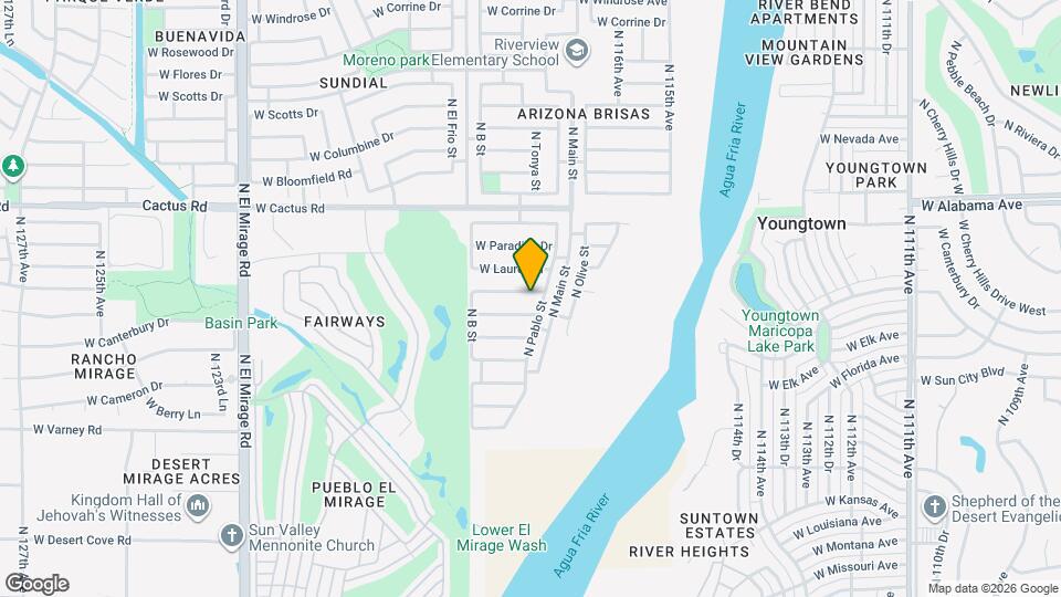 11717 W Poinsettia Dr, Unit 00 - 00603 Map and Location Details