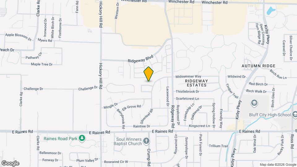 6100 Gascony Dr Map and Location Details