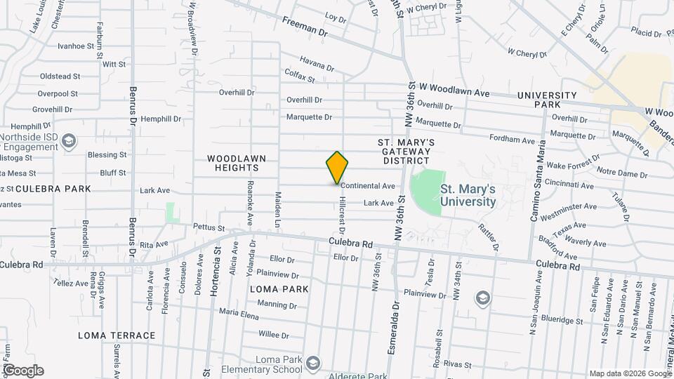 315 Hillcrest Dr Map and Location Details