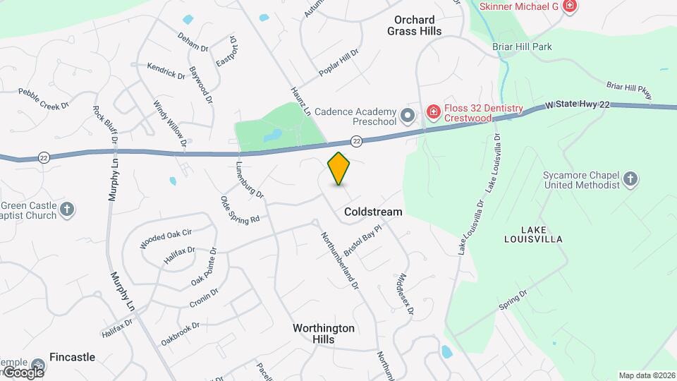 5004 Winding Spring Pl Map and Location Details