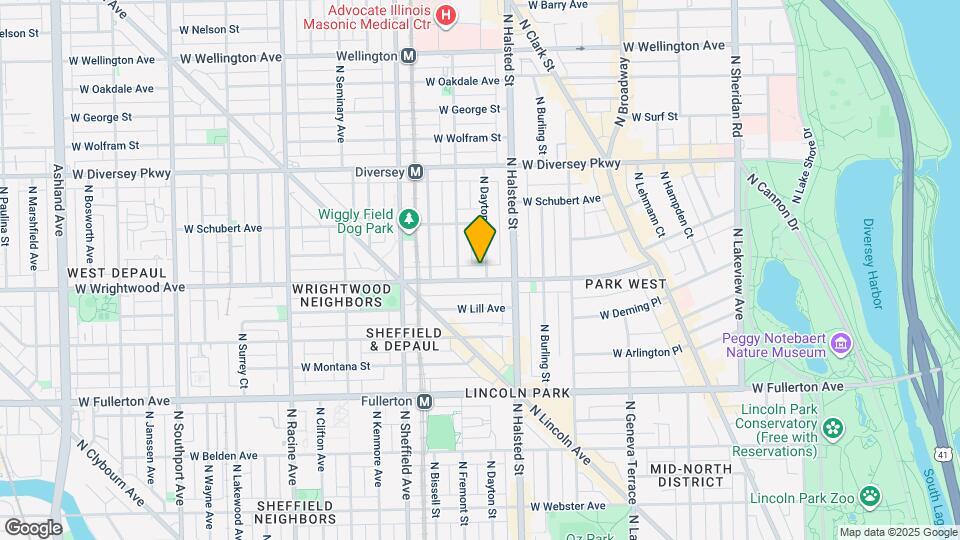 2608 N Dayton St Mapa y Detalles de la Ubicación