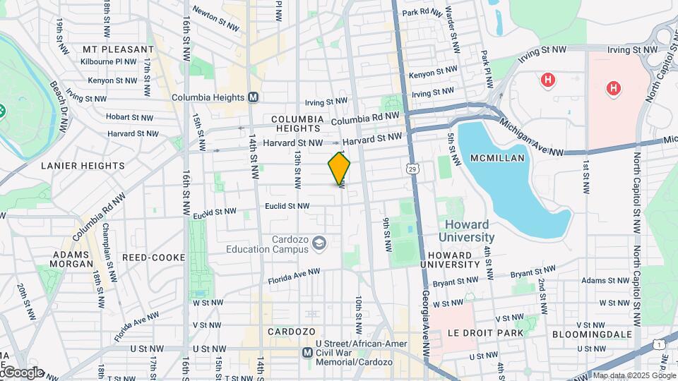 2626 11th St NW Map and Location Details